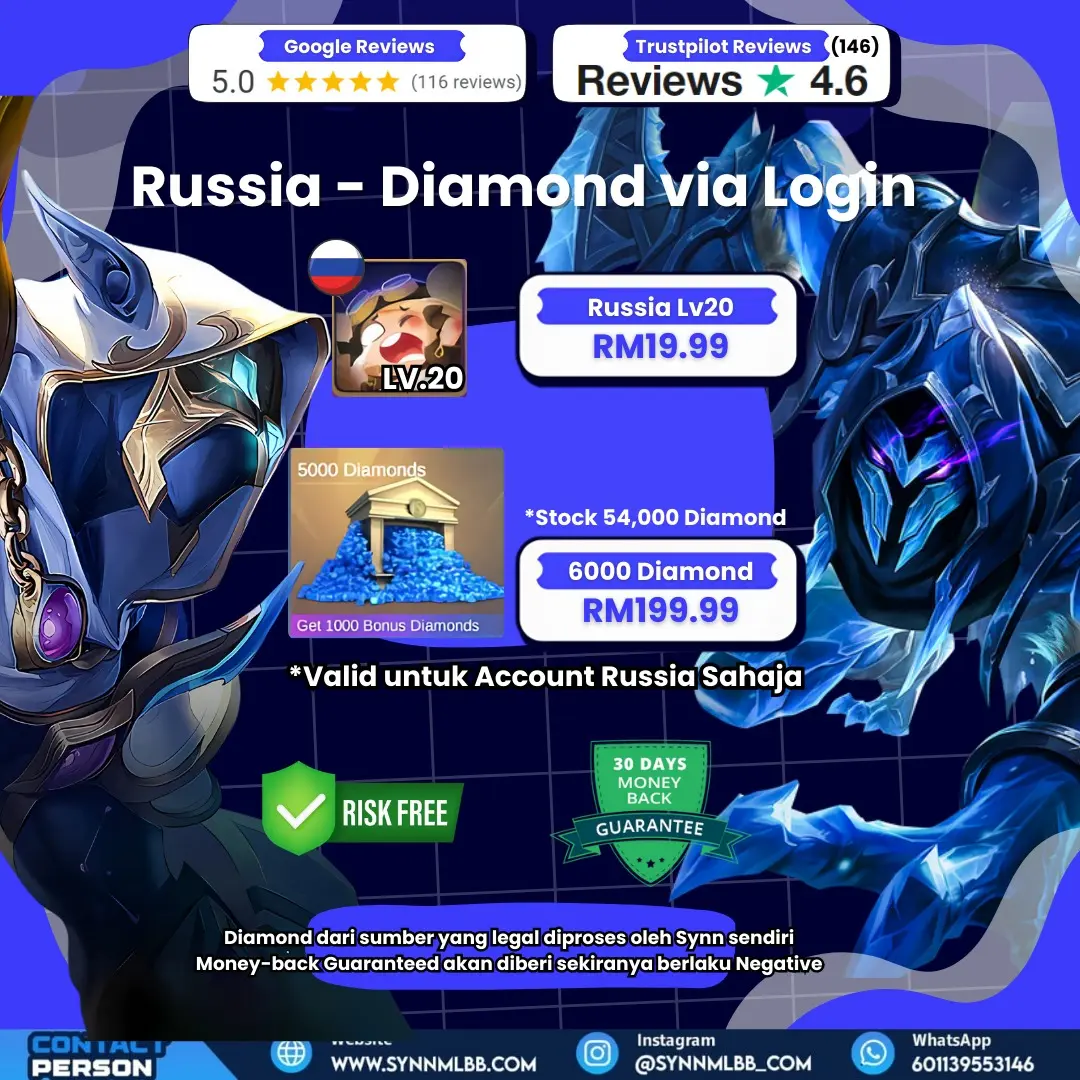 Diamond via Login Russia